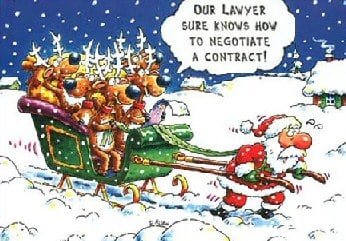 Santas Reindeer Cartoon