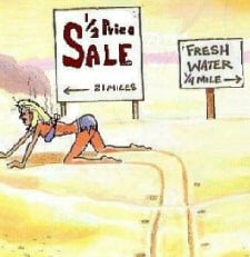 sale sign cartoon