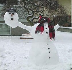 headless snowman
