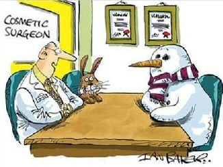 snowman nose cartoon