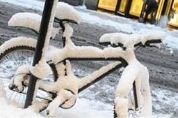 Snowy Bike