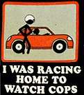 speeding excuse sign