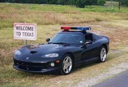 texas police car