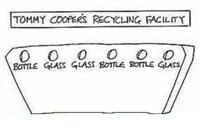 Tommy Cooper Recycling Joke