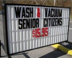 wash senior citizens