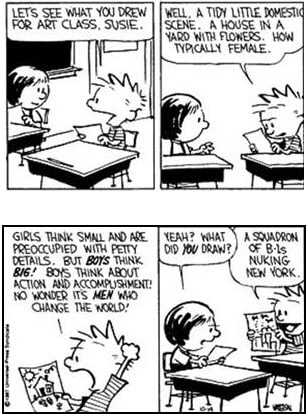 calvin and hobbs cartoon