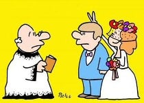bride finger cartoon