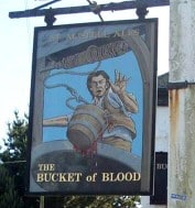 Bucket of Blood sign