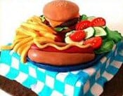 Burger cake