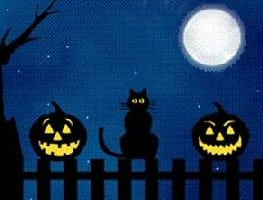 cat on fence cartoon