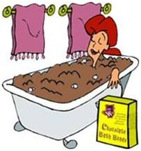 Chocolate Bath cartoon
