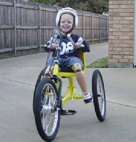 Cody on bike