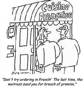 Cuisine Francais Cartoon