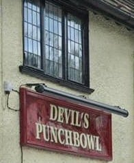 Devils punchbowl sign