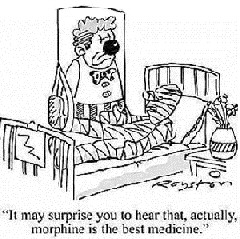 doctor and morphine cartoon