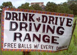 drink driving range