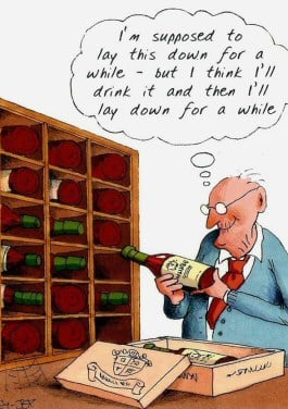 Wine cartoon
