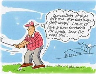 golf cartoon