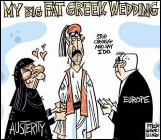 Greek wedding cartoon
