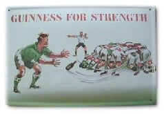 Guiness Rugby poster