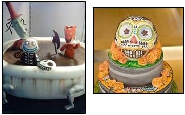 Halloween monster cakes