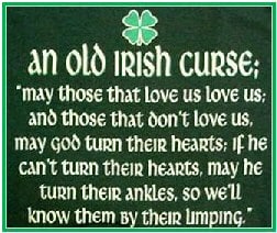 Irish curse poem