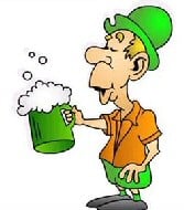 Irish drink cartoon
