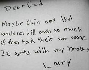Kids letter to God 4