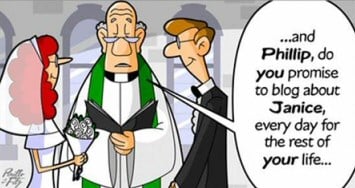 Marriage Cartoon Priest