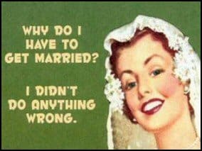 Why do I have to get married poster
