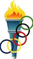 Olympic flame cone
