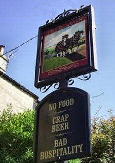 The plough pub sign