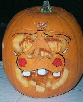 Ugly Pumpkin face