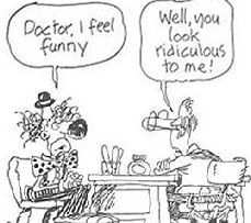 silly doctor cartoon
