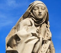 St Catherine statue