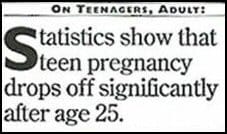 Teen pregnancy