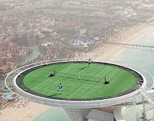 Tennis on roof top