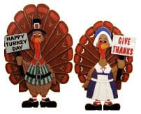 Thanksgiving turkeys