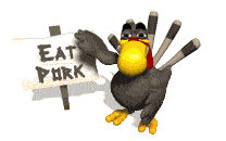 Turkey agreeing with sign gif