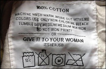 Ironing Label