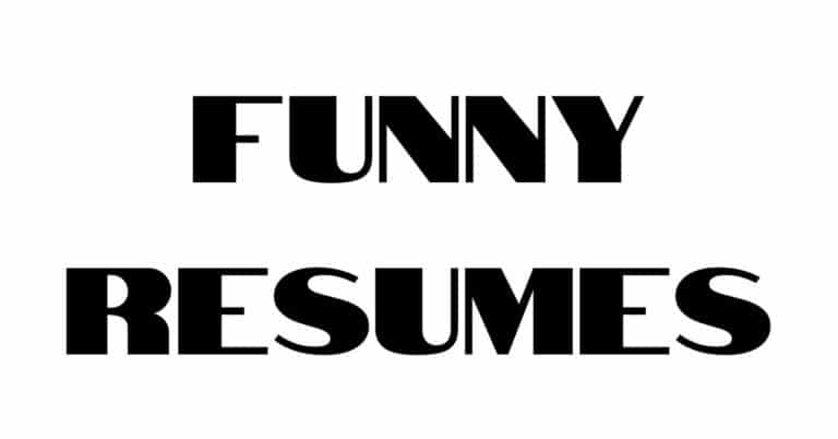 Funny Resumes