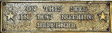 Nothing happened sign