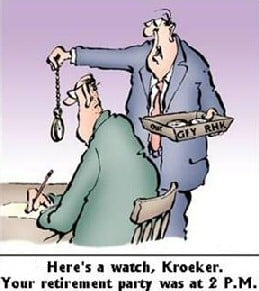 Retirement watch cartoon