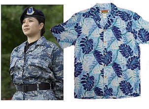 Reversible army shirt