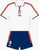 England football Euro 2004 kit