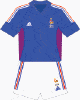 France football Euro 2004 kit