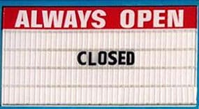 Always Open - Closed