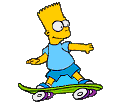 Dog on a Skateboard (Bart style)