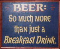 Beer drinking