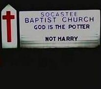 God is the Potter - Not Harry